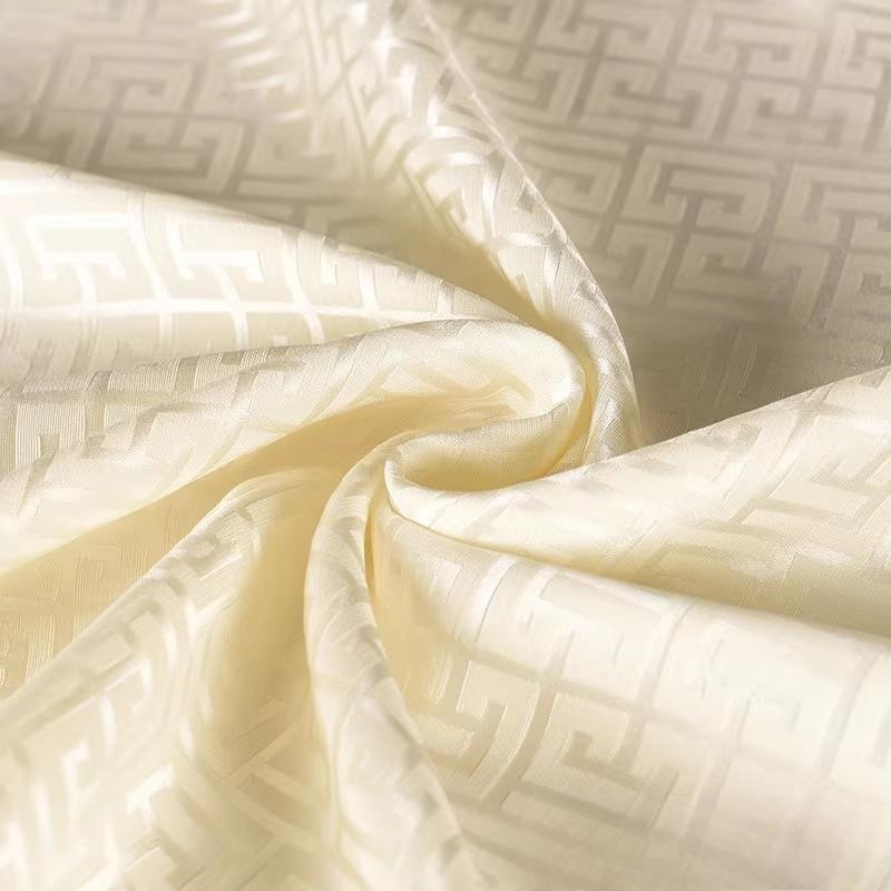 50x150cm Vintage Jacquard Fabric Plaid Acetate Cloth Glossy Wrinkle Resistant Suit Dress Cloth for Diy Apparel Sewing Material