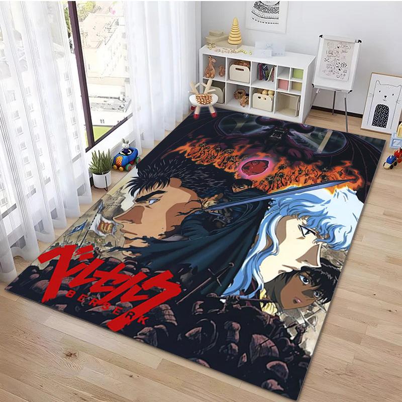 Furioso: Tappeto per la casa con avventura Dark Fantasy Tappeto Decorativo per Ufficio per Soggiorno Camera da Letto Zerbino Tappeto per Pavimento Tappeto per Area Sedia da Computer