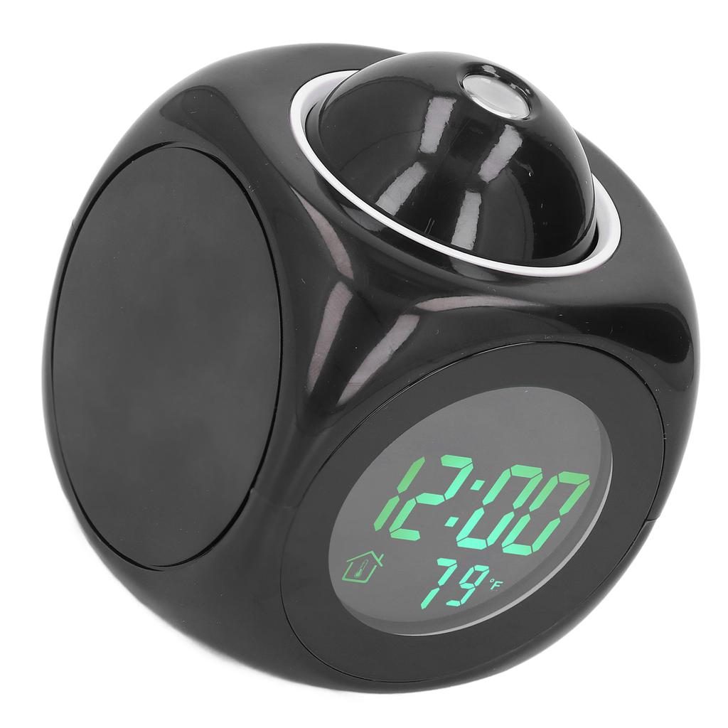 Digital LCD Projection Alarm Clock Children Backlit English Voice Reporting Projection Alarm Clock