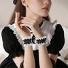 4Pcs Feminine Lace Bows Bells Wrist Jewelry Convertible To Anklet Fashion Accessory For Casual Or Prom Occasion