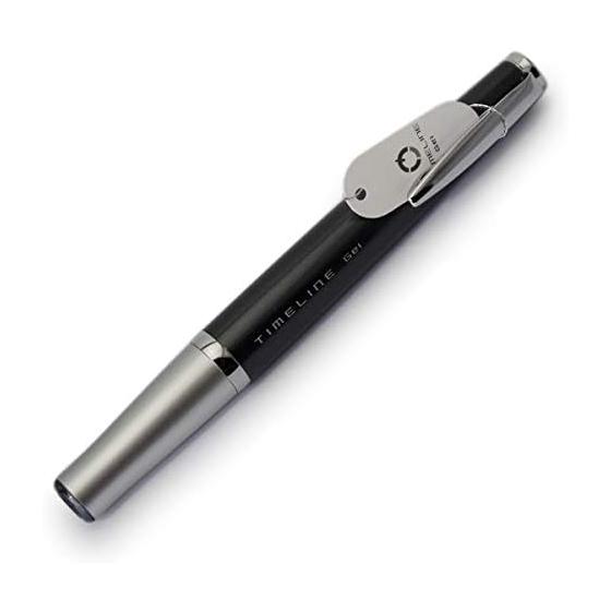 PILOT Timeline Gel Ballpoint Pen, 0.5mm, Carbon Black