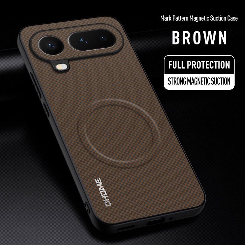 Honor Magic8/X9D Drop-Proof Magnetic Suction Phone Case with New Mark Pattern.