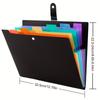 Multifunctional Folder, A4 Folder, 7-Pocket Folder Expanding File Folder for School Office Home Folder Storage Package File
