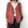 Women's Loose V-neck Long Sleeve Knitted Cardigan for Spring and Autumn 2025