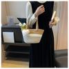 JMXD- Handmade Knitted Fashion Crossbody Bucket Bag for Women Shoulder Bag