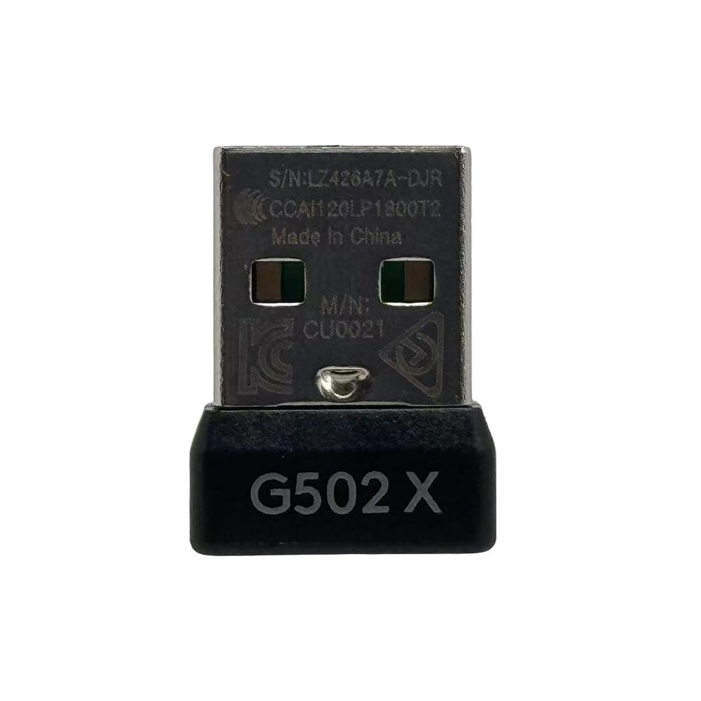 USB Wireless Dongle Receiver Portable USB Receiver Dongle Plug USB Mouse Adapter for Logitech G502X Wireless Gaming Mouse