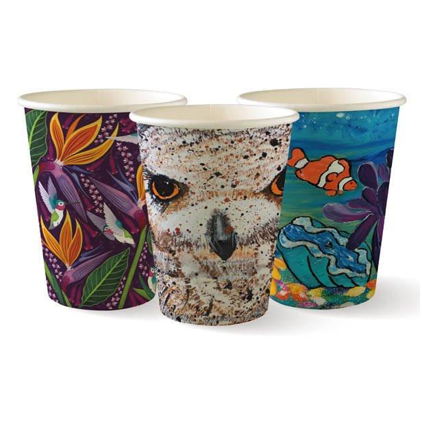 Kubek Papierowy "Art Series" 350 Ml, Śr. 90 Mm 50 Szt.