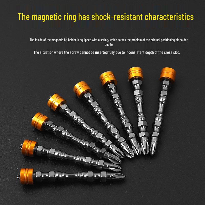 Tungsten Steel Anti-slip Magnetic Phillips Screwdriver Bit - Super Hard, Durable Alloy Design