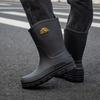 Men Rain Boots New Fashion Platform Waterproof Anti-skid Work Chef Shoes Fishing Shoes Outdoor Middle Tube Cycling Rubber Shoes