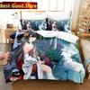 3D Anime Azur Lane Bedding Set Printed Bed Set With Pillowcase Bed Duvet Cover Soft Single Double Queen Super King Size Bedroom