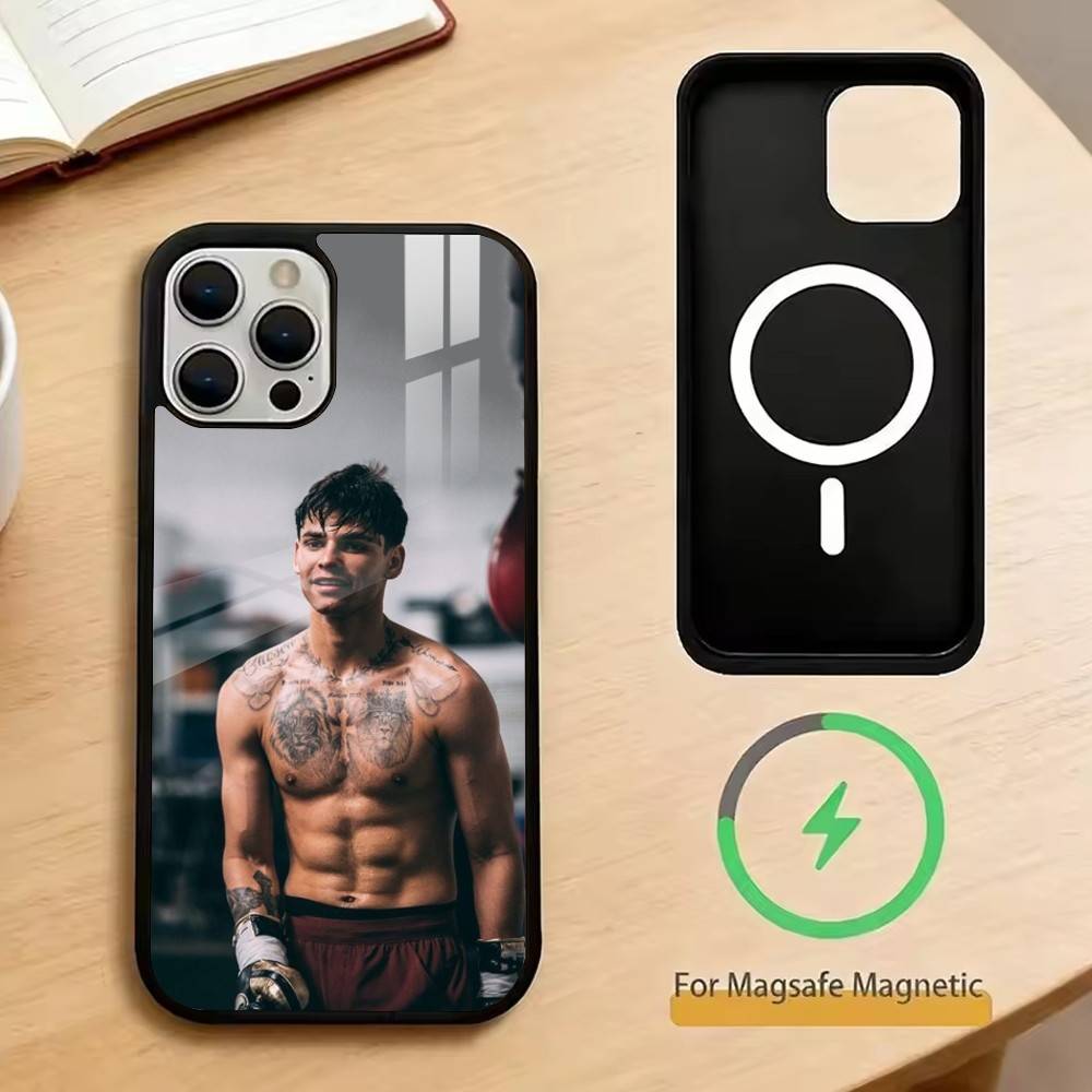 Ryan Garcia Handyhülle Für iPhone17,16,15,14,13,12,11 Plus,Pro Magnetisch Für Magsafe Kabelloses Laden