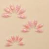 French Chic Heart Bow Star Wearable Nails - Sweet European & American Medium Long Designs