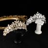 European Retro Alloy Rhinestone Crown for Women - Wedding, Birthday, Banquet, Evening Party Accessory