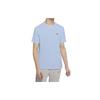 T Shirts Men's Sky Blue Crew Neck Moderate Straight Fit CK2384-407
