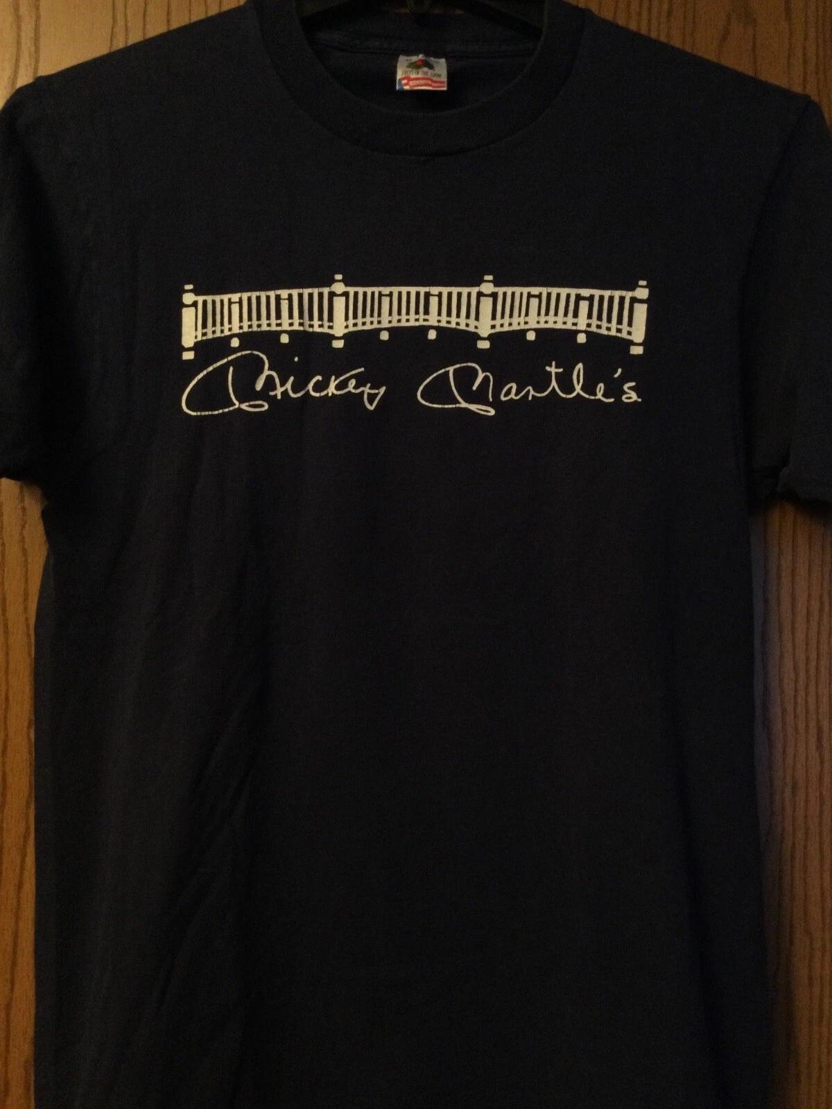 

Mickey Mantle - “Mickey Mantle’s Restaurant” - New York - Blue Shirt - M S