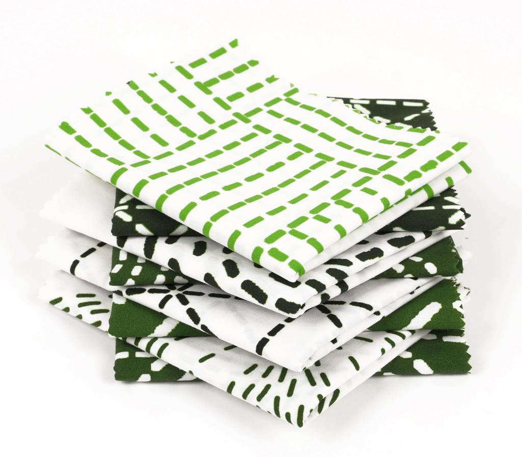 Soimoi 8 Pc Fat Quarter Bundle-  Japanese Sashiko  Print 18"x 22"  DIY Patchwork-  100  Cotton  Pre-Cut Quilting Fabric  White &