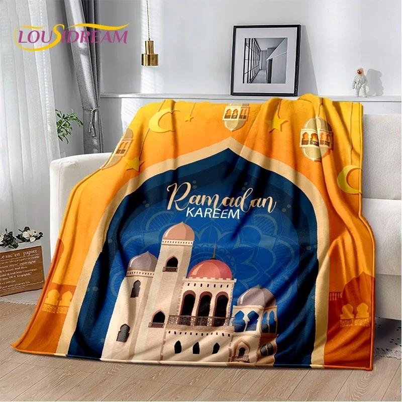 HD Muslim Islam Prayer Kneeling Poly Mats Mandala Soft Blankets,Keep Warm Throw Blanket for Picnic Beds Sofa Home Bedroom Gift