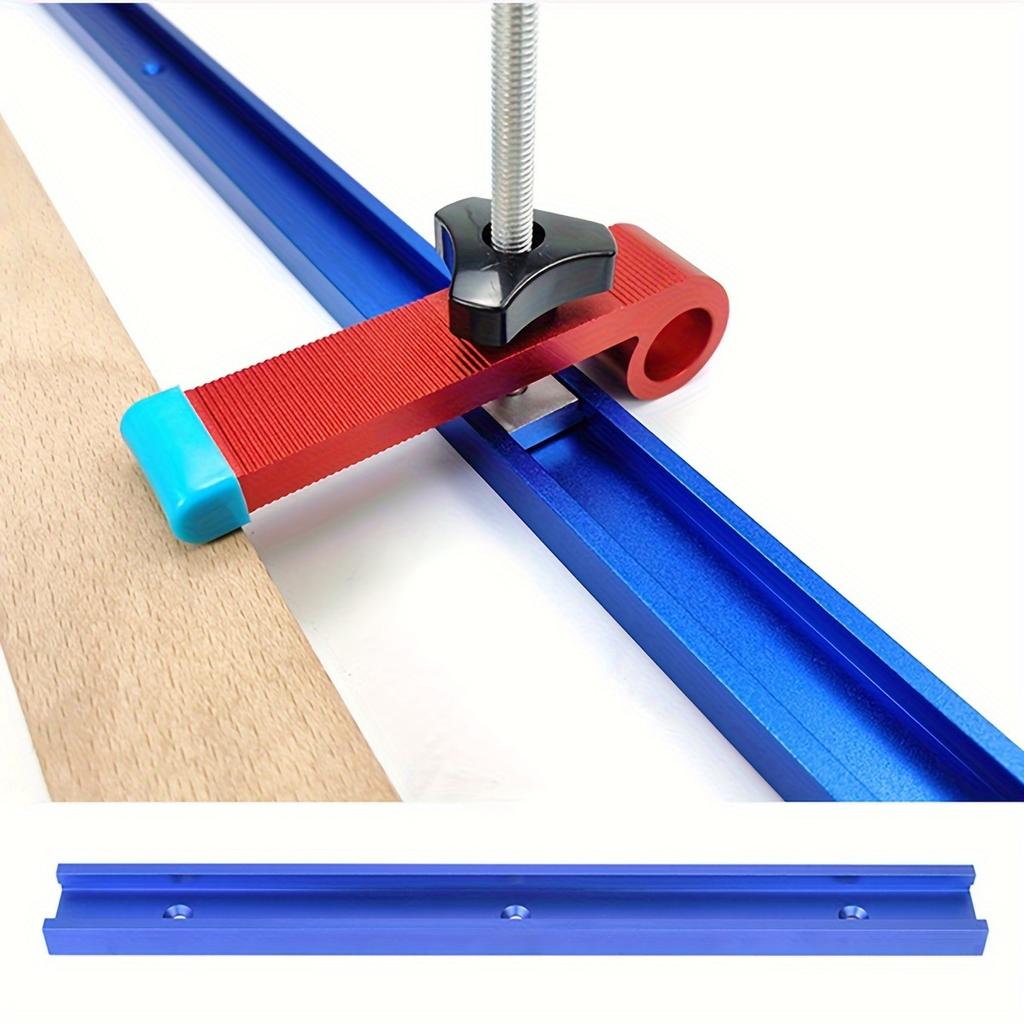 2 Stück 30er Typ T-Nut T-Schlitz Gehrungsschlitz Vorrichtung Schiene Verbinder Aluminiumlegierung Holzbearbeitung Rille Schiene Tischlerwerkzeuge 30-50 cm