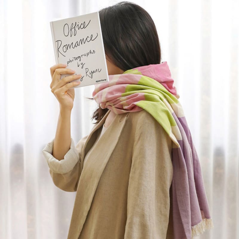 ORIGO Gauze Scarf Lisianthus