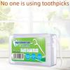 50-Piece High-Tensile Ultra-Fine Dental Floss Sticks with Logo for Oral Care