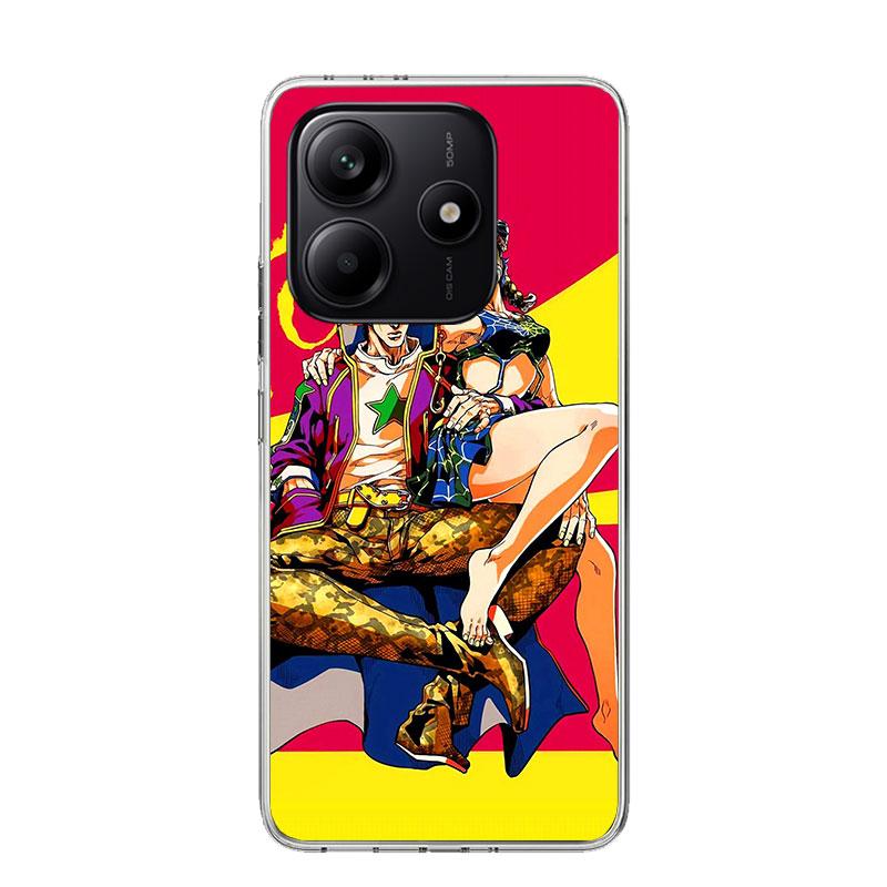 JoJo's Bizarre Adventure Jolyne Cujoh Phone Case For Xiaomi Redmi Note 13 14 15 Pro Plus 12S 12 14S 11S 11E 10 10S 11 11T 5G 4G