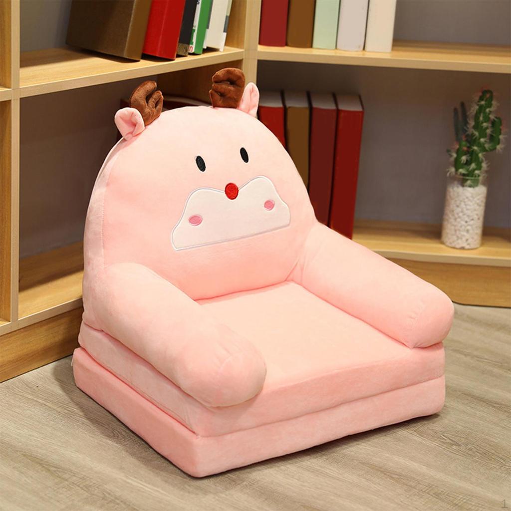 Children's Couch for Toddlers, 2 in 1 Furniture Kids, Folding Chair Living Room
