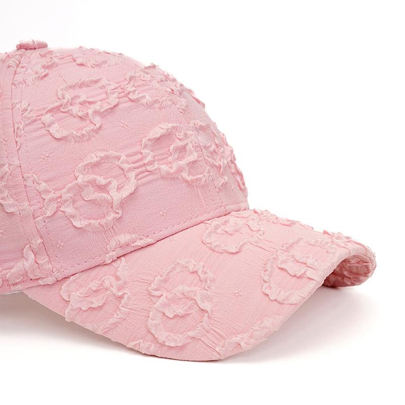 Baseball Cap Women Summer Thin Lace Flower Cap Sunshade Cap