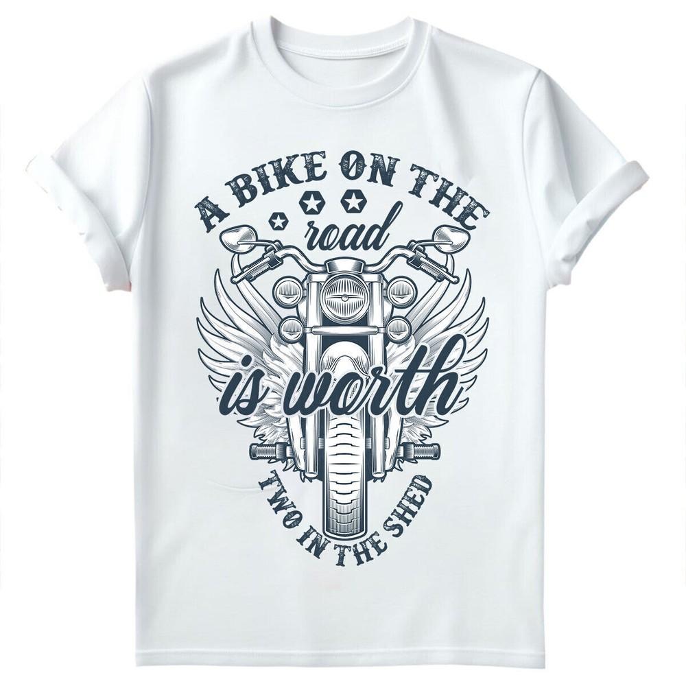 

Motorbike Motorcycle Racer Vintage Biker Mens Father#039;s Day T shirt #FD Unisex T-Shirt XXXXL