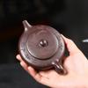 130ml Chinese Yixing Purple Clay Teapots Hand-carved Flowers Tea Pot Raw Ore Purple Mud Kettle Household Handmade Zisha Tea Set
