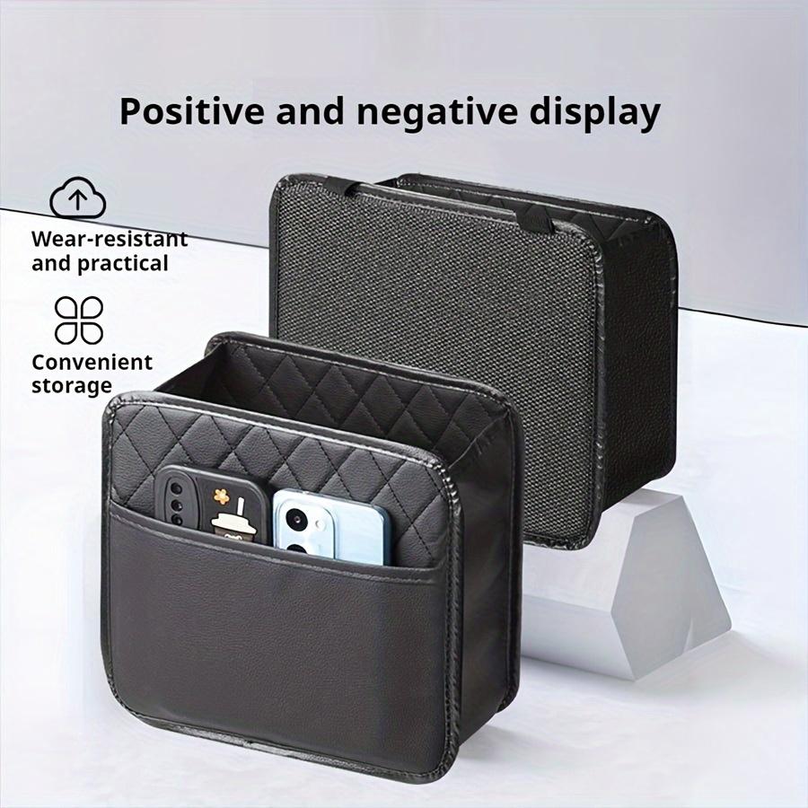 Large Capacity Car Seat Back Organizer with Multi-Pocket Storage, Built-In Garbage Bin, Car Storage
