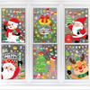 New Christmas Window Stickers Merry Christmas Decorations For Home Christmas Wall Sticker Kids Room New Year Decoration
