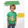 Summer Round Neck 3D Cartoon Pattern Printed Top Fashionable Casual Short Sleeved Children's Boy T-shirts
