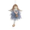 Handmade Christma Doll Ornaments Durable Xmas Angel Ornaments Funny Plush Angel Pendant  Home Decor