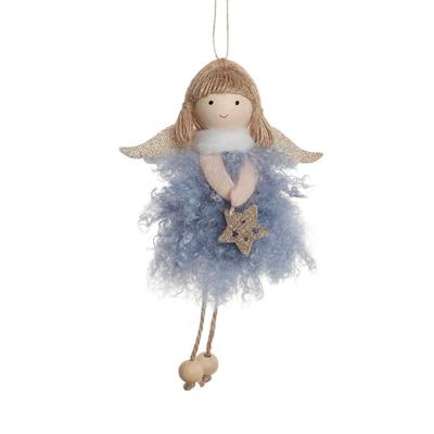 Creative Cartoon Angel Pendant Durable Handmade Christma Ornaments Cute Xmas Angel Ornaments Kindergarten