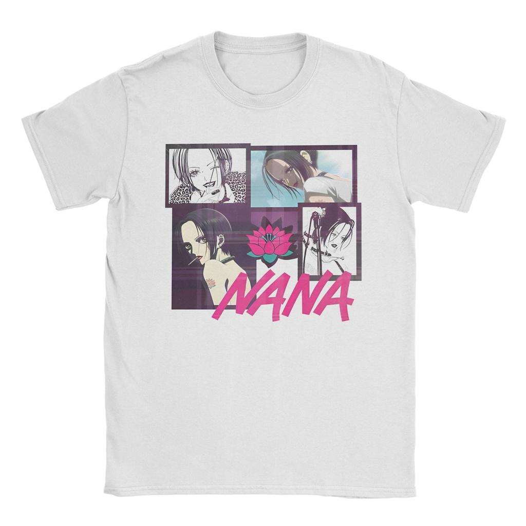 Nana Fitted Scoop T-Shirts Men Women Osaki Anime Kawaii Cartoon Vintage Cotton Tee Shirt Short Sleeve T Shirts Original Tops