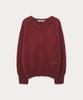 Sseomweeobeoteo Hazel Alpaca V-Neck Knit - Vintage Red