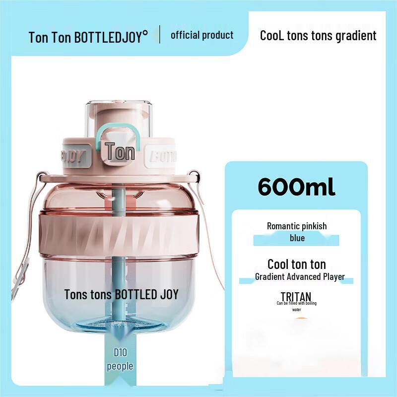 Large Capacity PETG Sports Water Bottle
