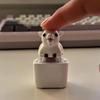 Clicky Button Keyboard Fidget Keychain Sheep Design Fidget Clicker Keychain  Pass Time