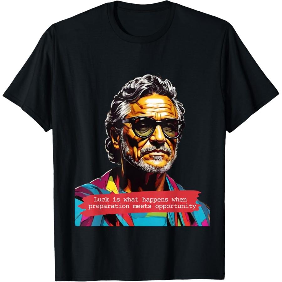 Стоицизм Философия Цитаты Сенека в Солнцезащитных Очках Футболка S