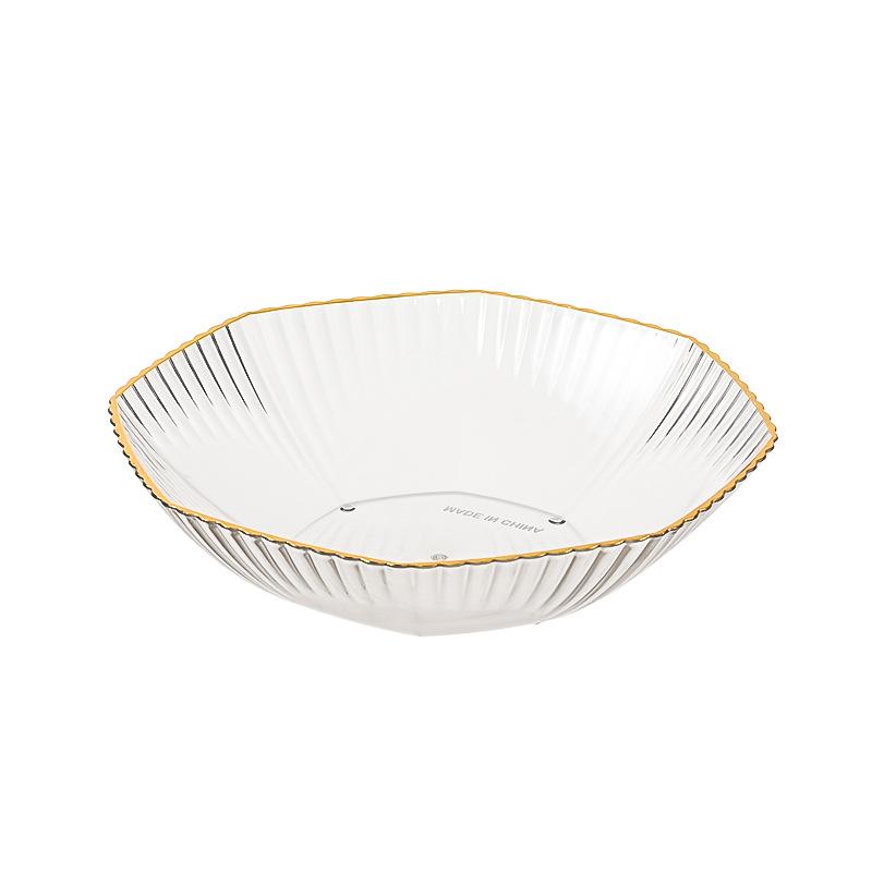 Fruit Basket, Living Room Coffee Table, Dried Fruit Plate, Melon Seed Snack Plate, Transparent Plastic With Phnom Penh Snack Storage Plate