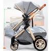 3-in-1 Baby Stroller Combined Car Seat Bassinet High Reversible Adjustable Trio Yoyo Handle Wheels Puncture-proof High Quality