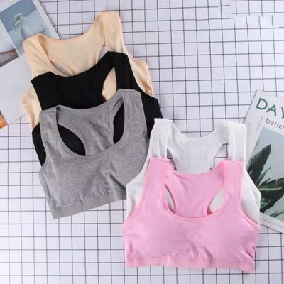 Teen Girl Sports Bra Kids Top Camisole Underwear Young Puberty Small Training Bra for 8-16years