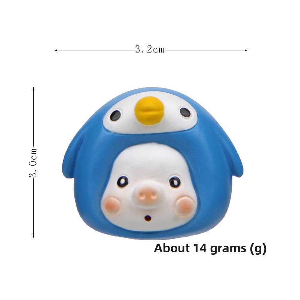 Penguin Jenny Pig Cartoon Resin Magnet Clips For Refrigerator Decor And Gift Giving