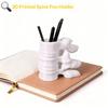 Fun Spine Shaped Pen Holder 3D Printed Sturdy Base 1Pcs Unique Novelty Gift for Medical School Students Learners