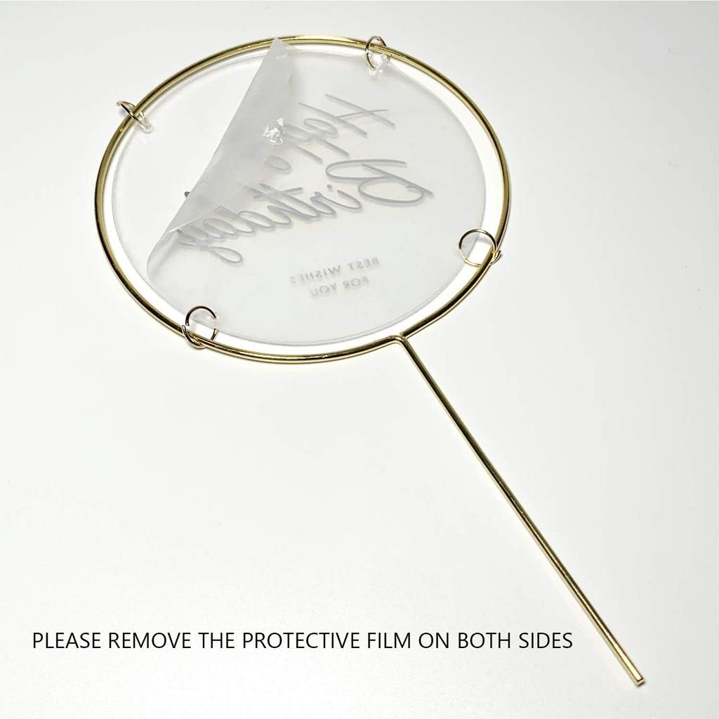 11Pieces Pink Purple Butterfly Cake Toppers Happy Birthday Metal Gold Happy Birthday Cake Topper Butterfly Birthday Cake Decor