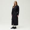 Ibiem Casual H-Line Elastic Skirt Emq3Wsk070