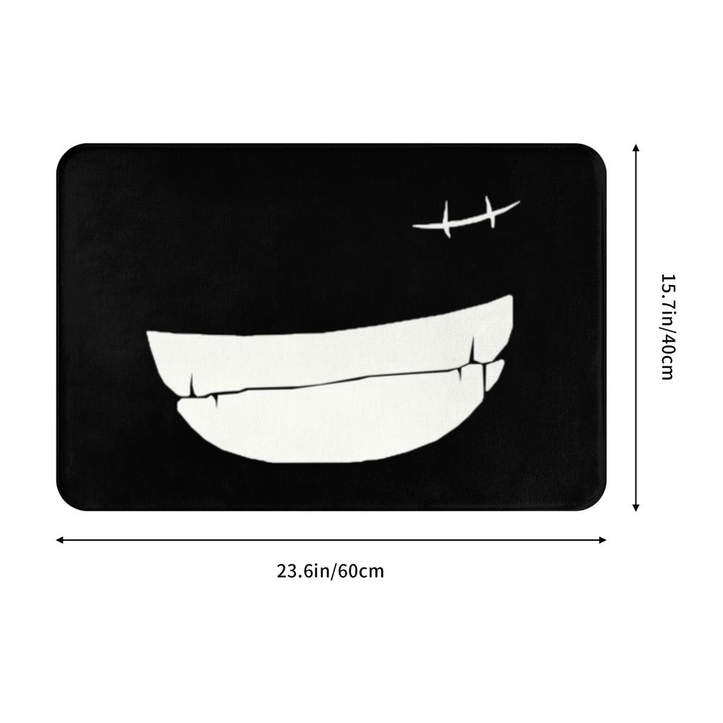 Smile Of Pirates Luffy Floor Door Kitchen Bathroom Mat Anti-Slip Indoor One Piece Doormat Bedroom Balcony Entrance Carpet Rug