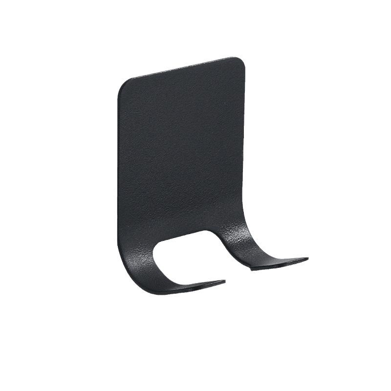 304 Stainless Steel No-Trace Adhesive Hook for Coats and Hats - No-Drill, Single Hook for Bathroom Use