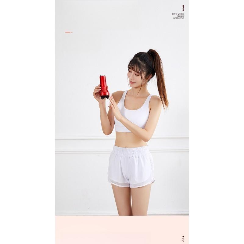 1Pc rechargeable heated abdominal massager, massager, abdominal massage, warm moxibustion