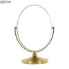 Modern Style Oval Mirror Desktop Vertical Decorative Mirror Living Room Bathroom Double-sided Mirror Girls Room Makeup Ornaments